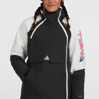 FWC'Play Asymmetric Snow Jacket | Black Out Colour Block