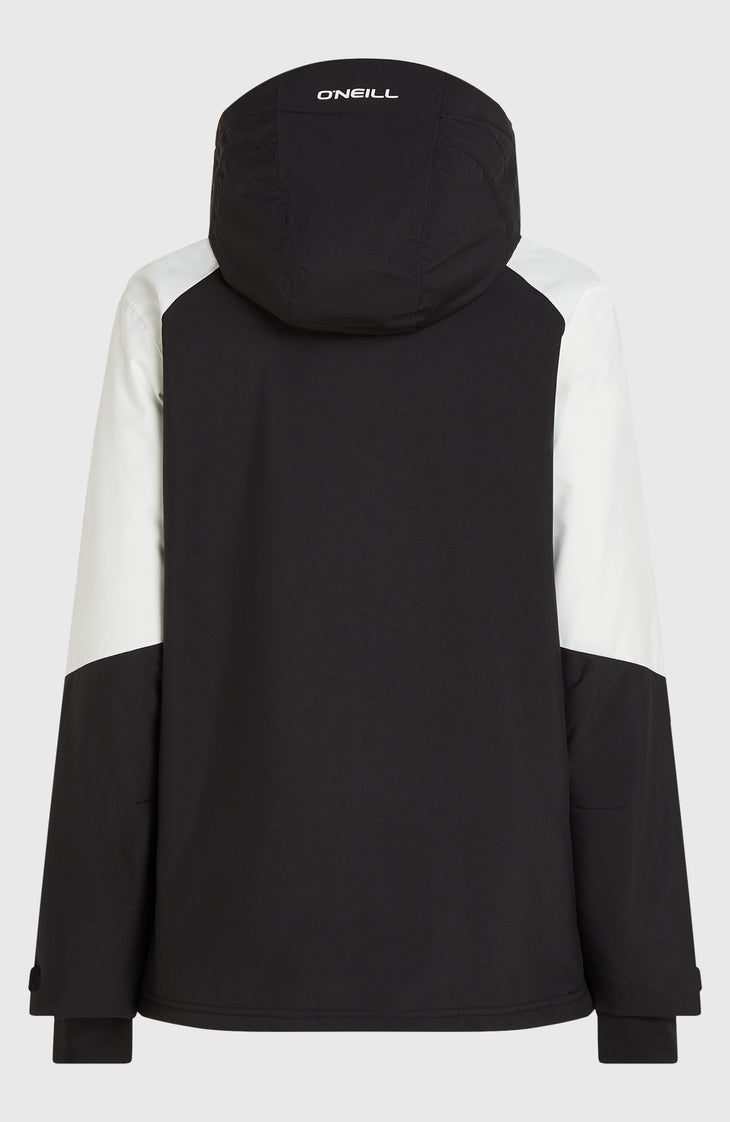 FWC'Play Asymmetric Snow Jacket | Black Out Colour Block