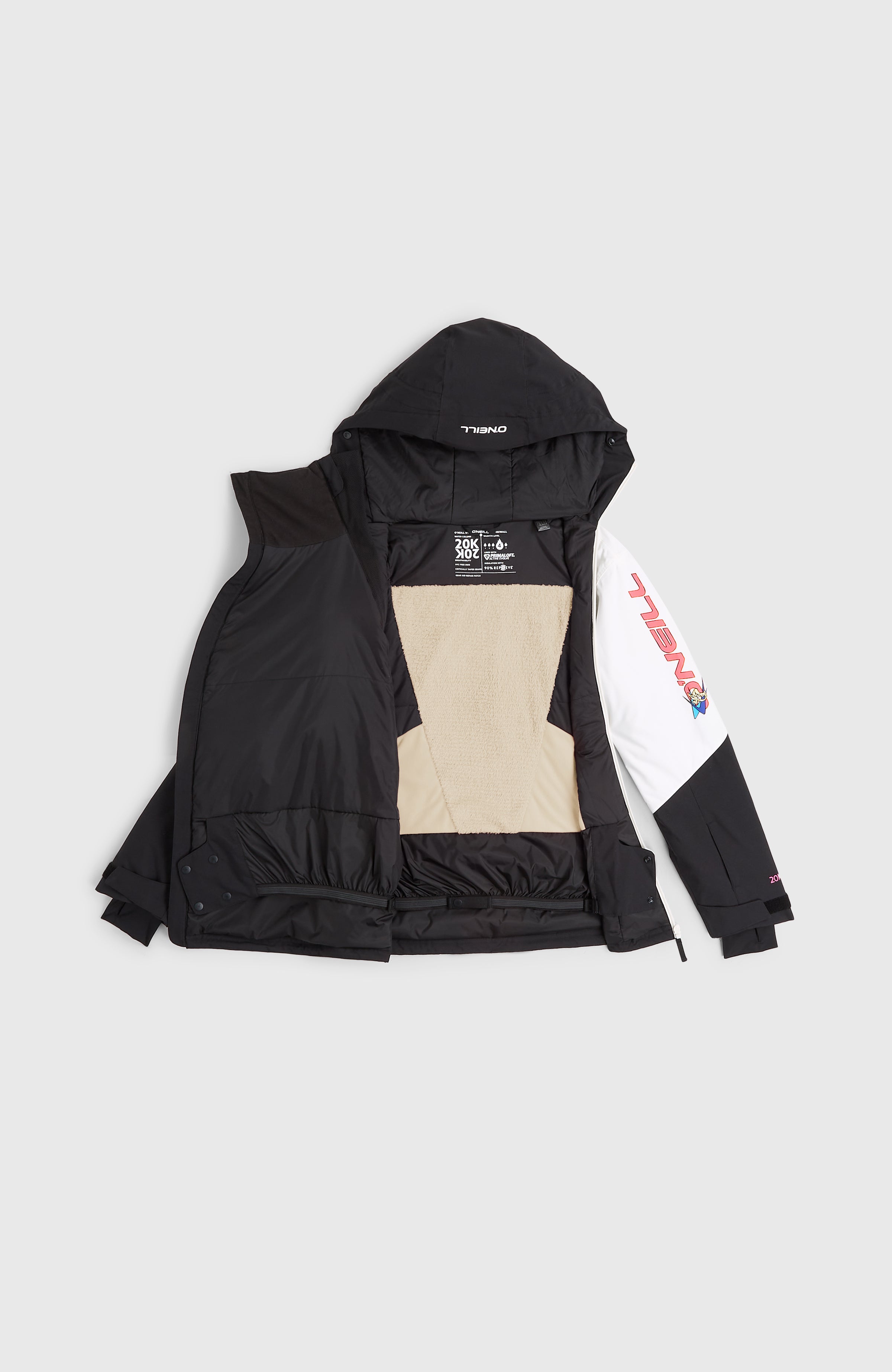 FWC'Play Asymmetric Snow Jacket | Black Out Colour Block – O'Neill