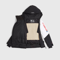 FWC'Play Asymmetric Snow Jacket | Black Out Colour Block
