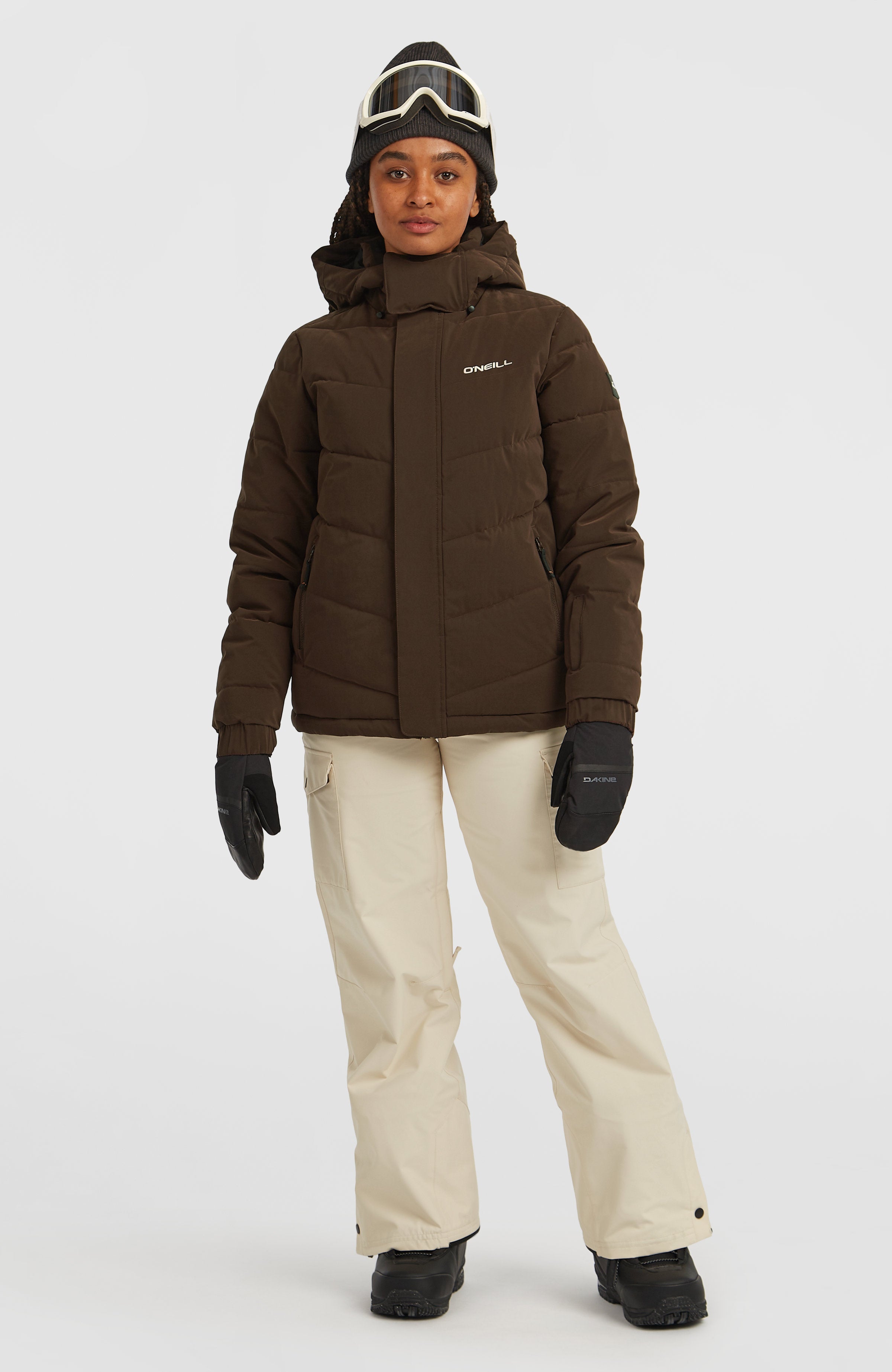 FWC'Cruz Hybrid Puffer Snow Jacket | Coffee Bean – O'Neill