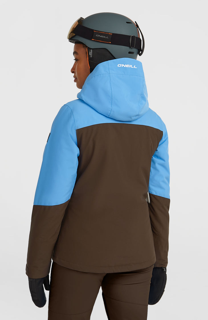 FWC'Cruz Triple Snow Jacket | Blue Poppy Colour Block