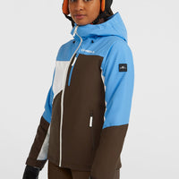 FWC'Cruz Triple Snow Jacket | Blue Poppy Colour Block