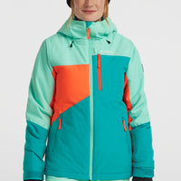 FWC'Cruz Triple Snow Jacket | Retro Mint Colour Block