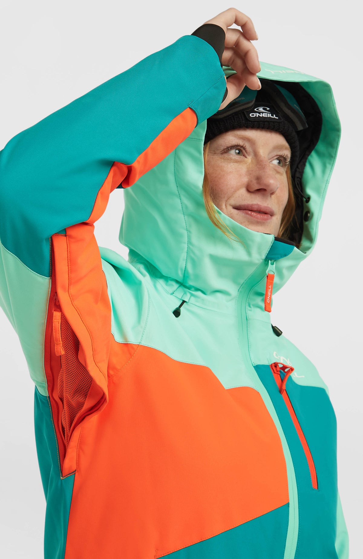 FWC'Cruz Triple Snow Jacket | Retro Mint Colour Block