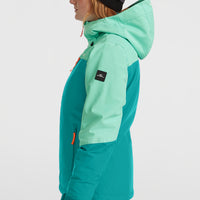 FWC'Cruz Triple Snow Jacket | Retro Mint Colour Block