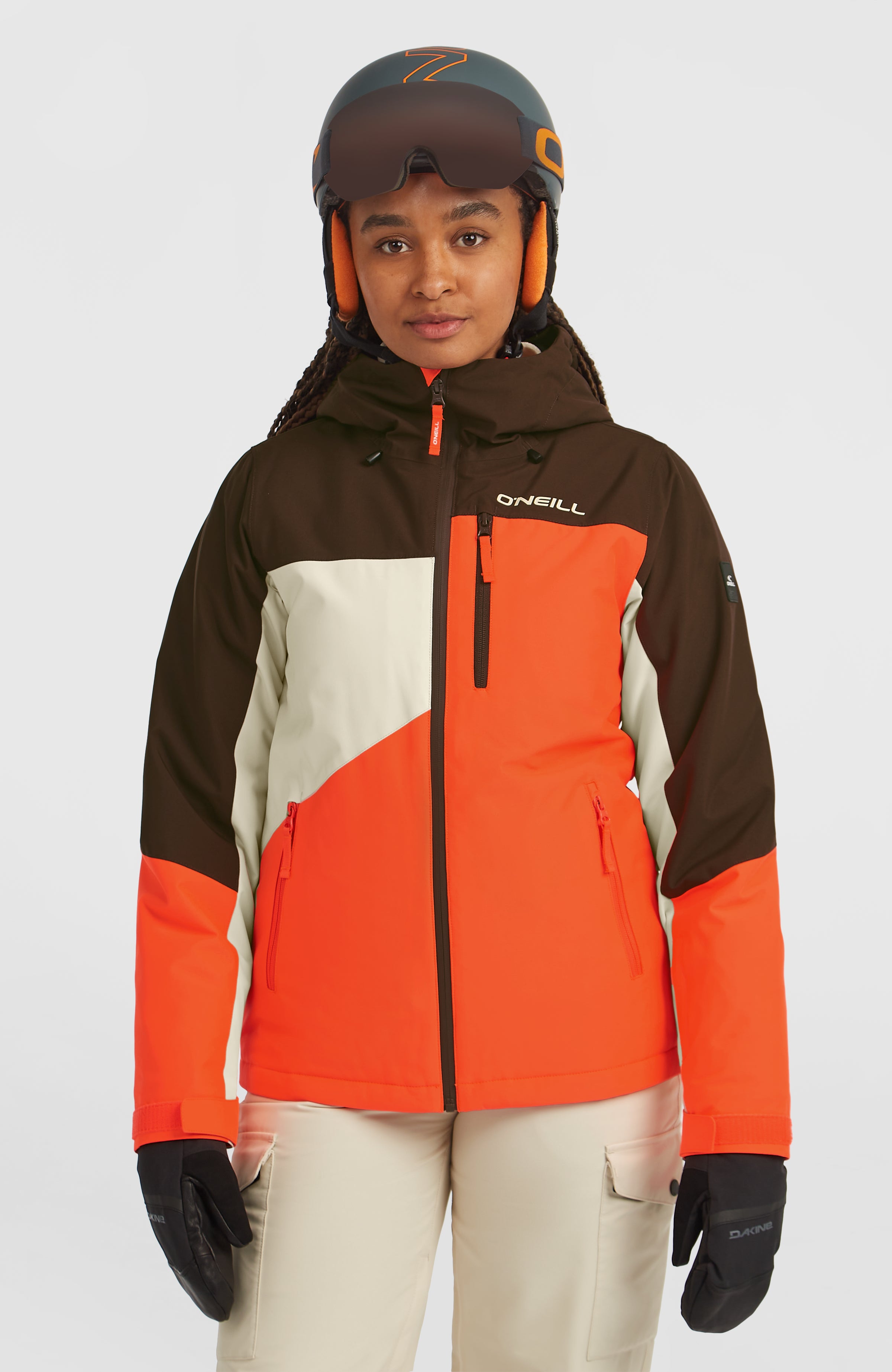 FWC'Cruz Triple Snow Jacket | Coffee Bean Colour Block – O'Neill