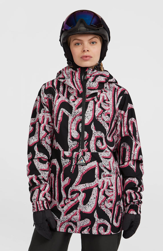 FWC'Play Asymmetric Snow Jacket | Pink Legacy