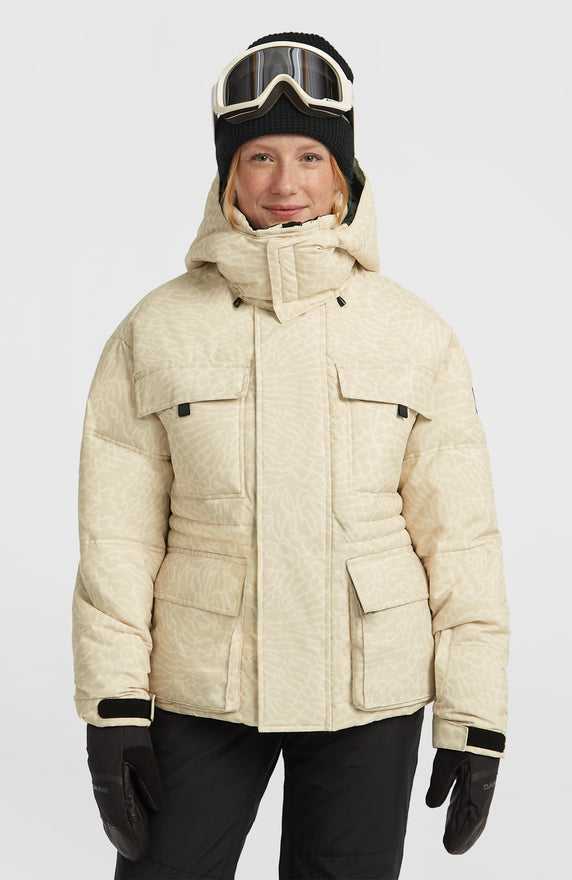 FWC'Cruz Triple Snow Jacket | Coffee Bean Colour Block