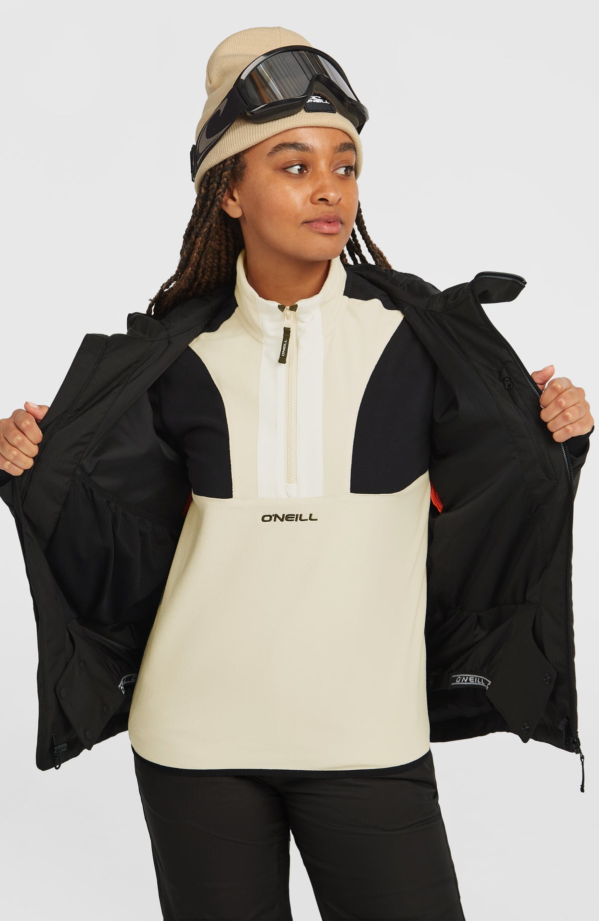 FWC'Cruz Melange Snow Jacket | Raven