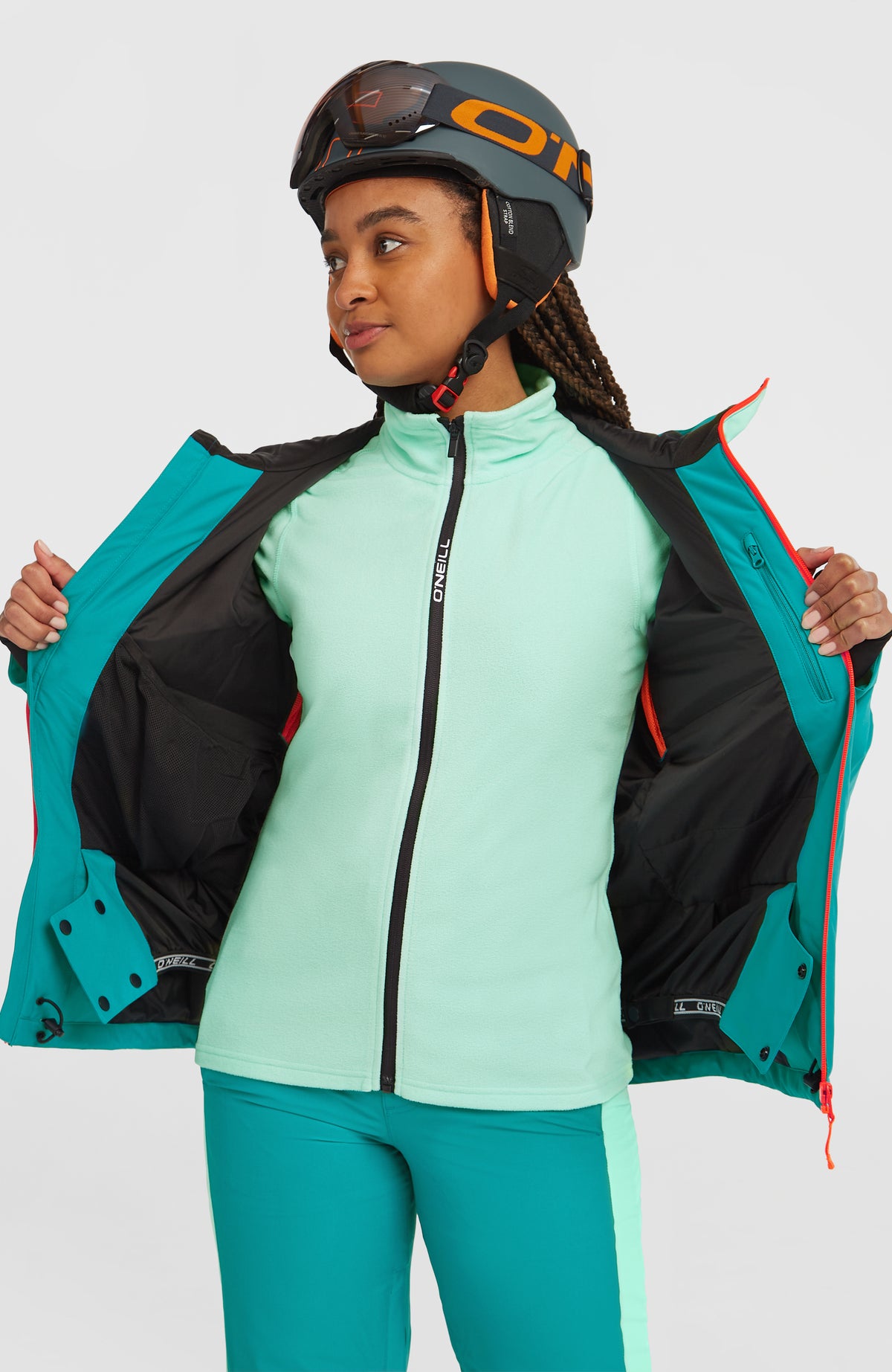 FWC'Cruz Duo Snow Jacket | Island Breeze Colour Block