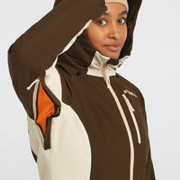 FWC'Cruz Duo Snow Jacket | Coffee Bean Colour Block
