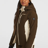 FWC'Cruz Duo Snow Jacket | Coffee Bean Colour Block