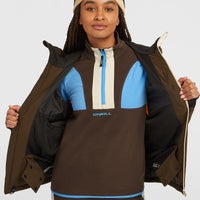 FWC'Cruz Duo Snow Jacket | Coffee Bean Colour Block
