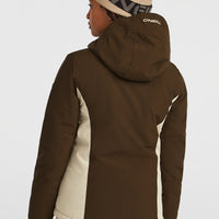 FWC'Cruz Duo Snow Jacket | Coffee Bean Colour Block