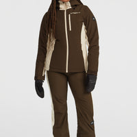 FWC'Cruz Duo Snow Jacket | Coffee Bean Colour Block