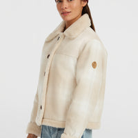 O'Riginals Fleece-Lined Jacket | Beige Check