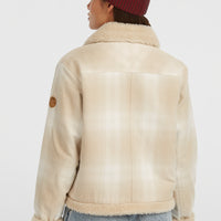 O'Riginals Fleece-Lined Jacket | Beige Check