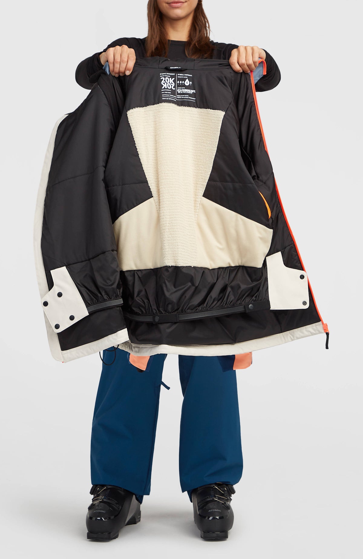 FWC'Play Asymmetric Snow Jacket | Murky Water Colour Block