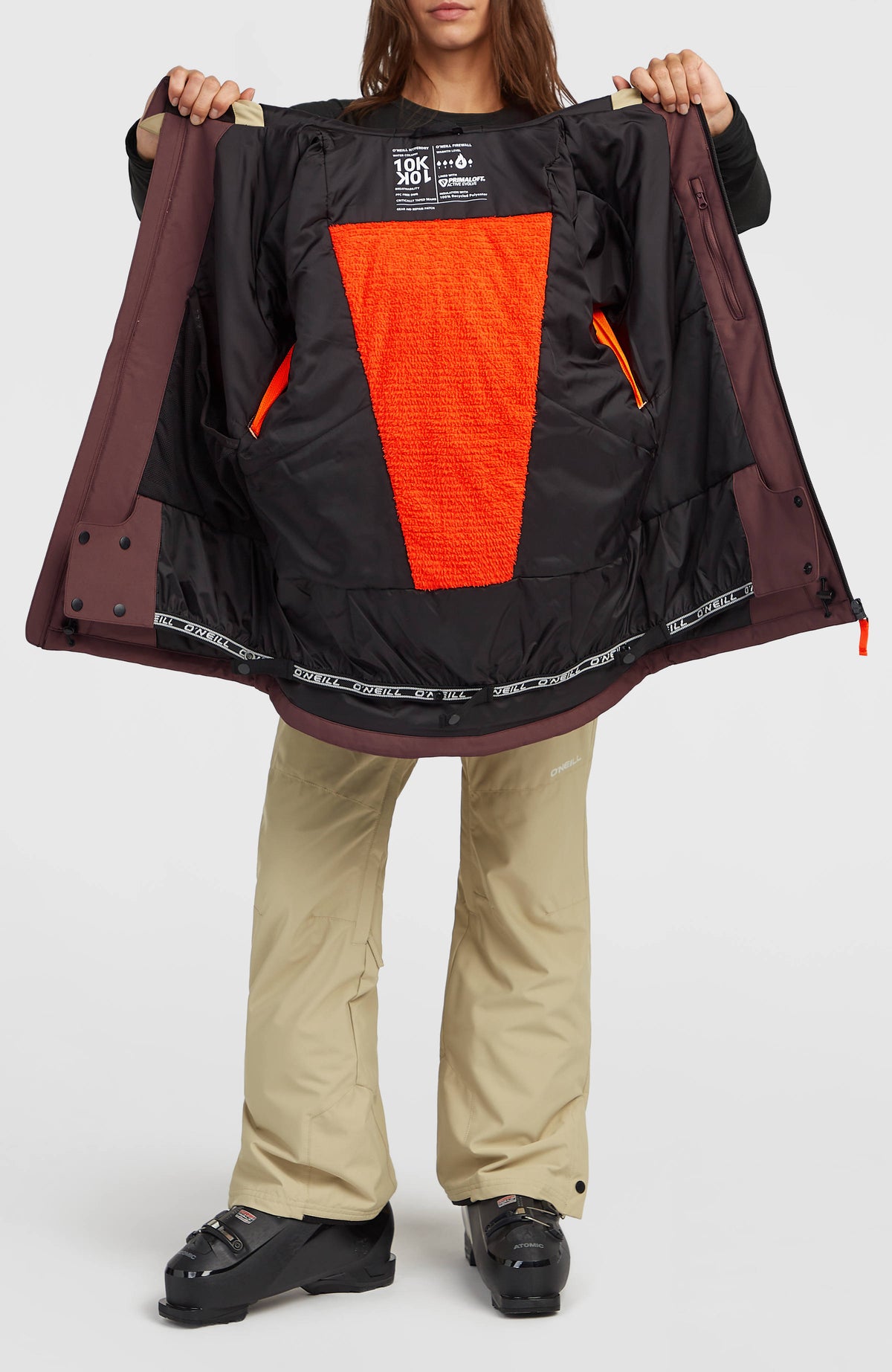 FWC'Cruz Triple Snow Jacket | Olive Blush Colour Block