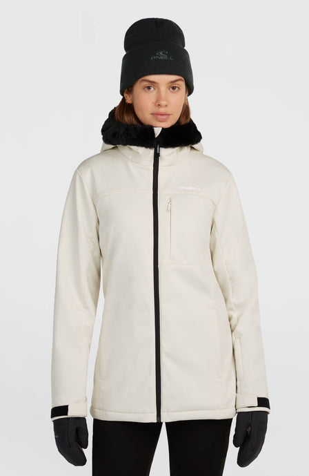 FWC'Cruz Softshell Snow Jacket | Linen White