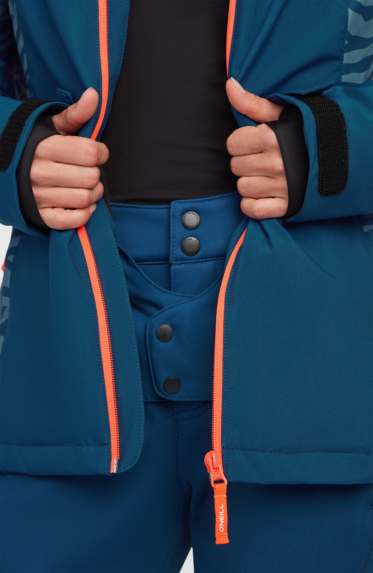 FWC'Cruz Duo Snow Jacket | Blue Swirl Zebra