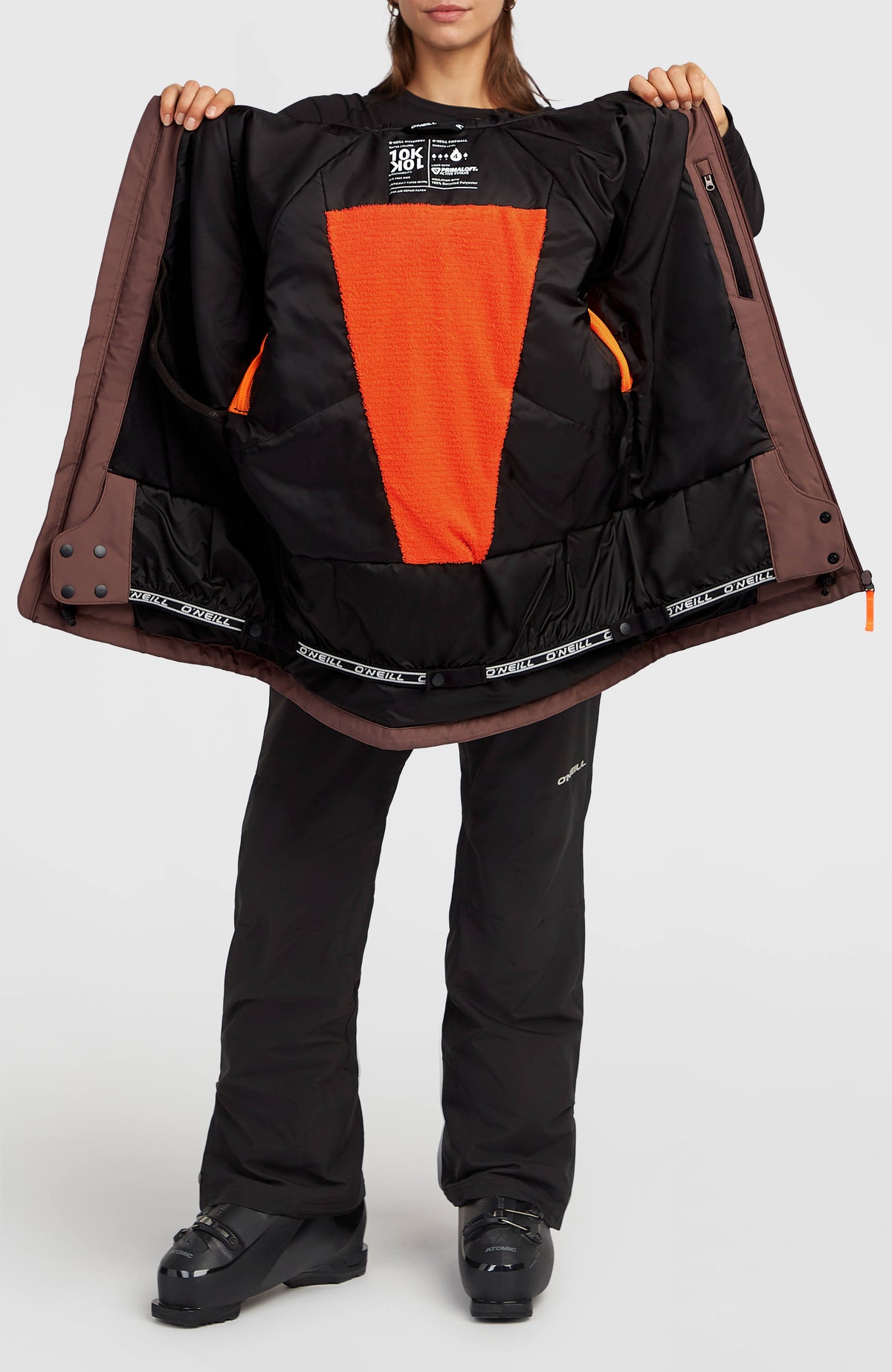 FWC'Cruz Duo Snow Jacket | Purple Gray Colour Block