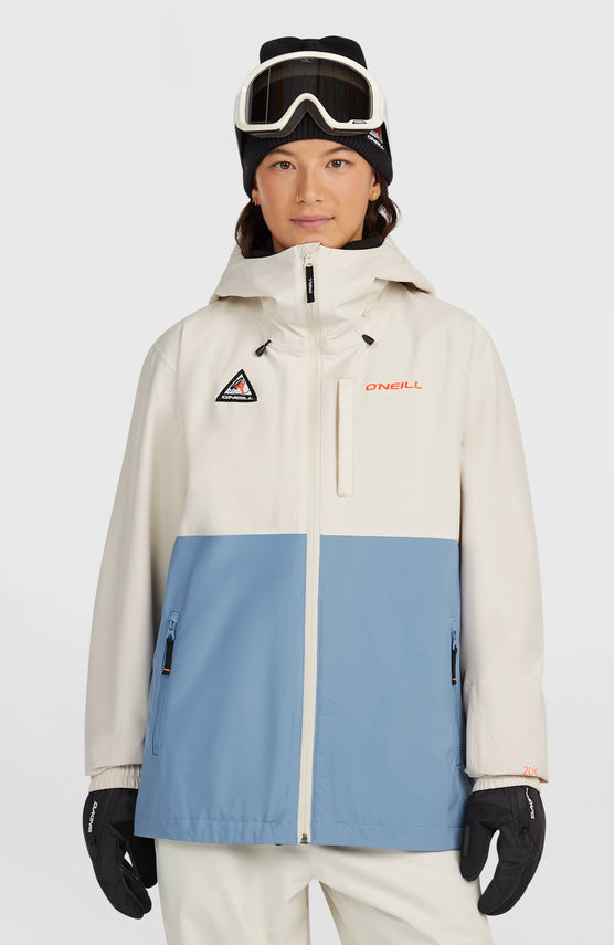 FWC'Play Park Snow Jacket | Linen White Colour Block