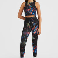 Active High-Waist Legging | Black Future Fade