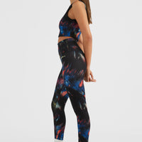 Active High-Waist Legging | Black Future Fade