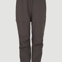 Tour Convertible High-Waist Zip Pants | Raven