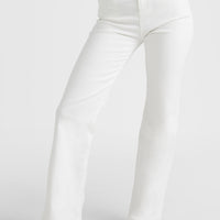 Dive Twill High-Waist Pants | Snow White