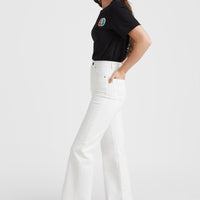 Dive Twill High-Waist Pants | Snow White