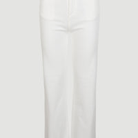 Dive Twill High-Waist Pants | Snow White