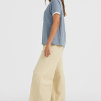 Lulu Wide Leg High-Waist Sweatpants | Bleached Sand