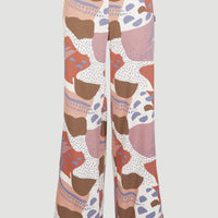 Lulu Wide Leg High-Waist Sweatpants | Patchwork Print