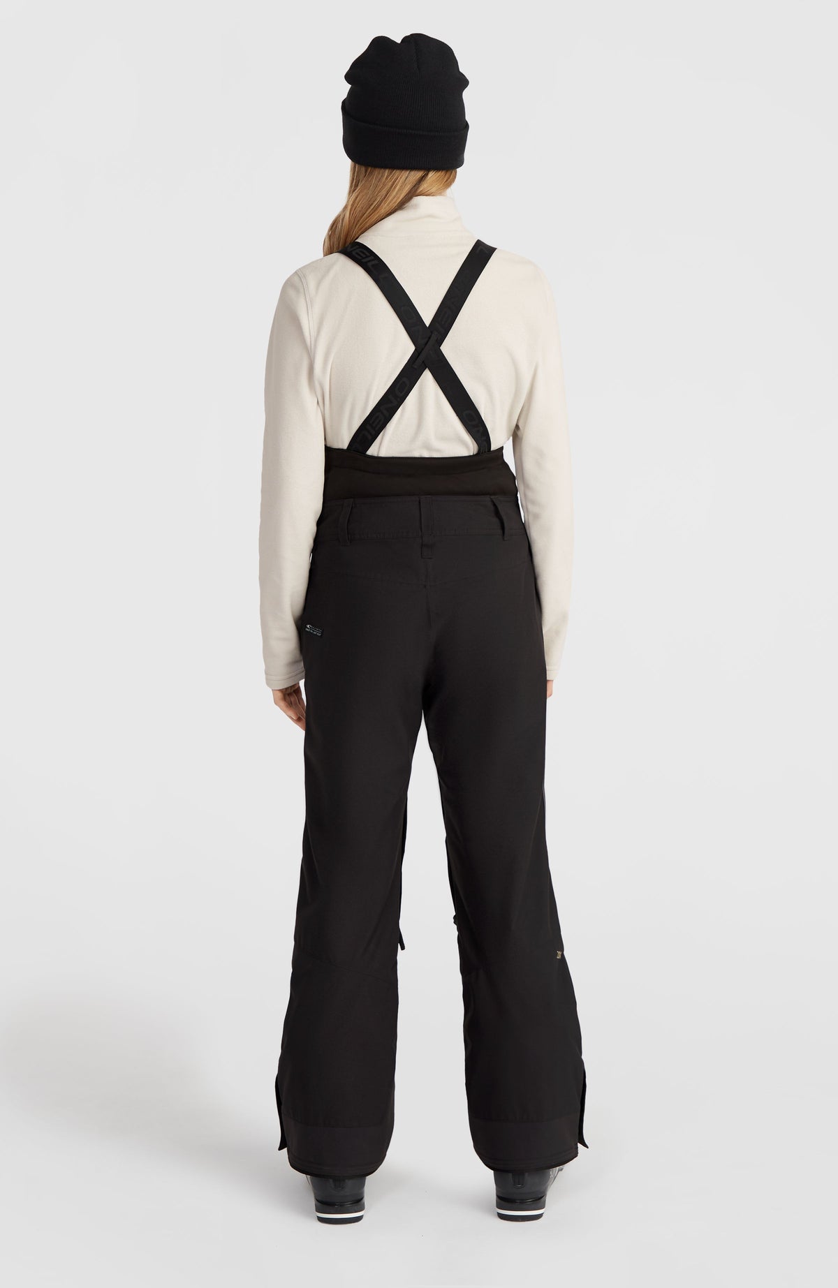 O'Neill Women's High Waist Bib Pants Snow Black Out, XS : : Fashion