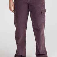 Surf Heroes Cord Cargo Pants | Mauve Miracle