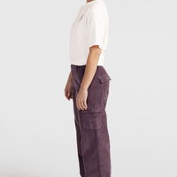 Surf Heroes Cord Cargo Pants | Mauve Miracle