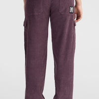 Surf Heroes Cord Cargo Pants | Mauve Miracle