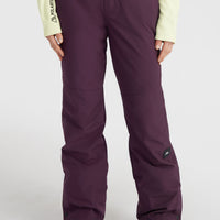 Star Slim Snow Pants | Aubergine