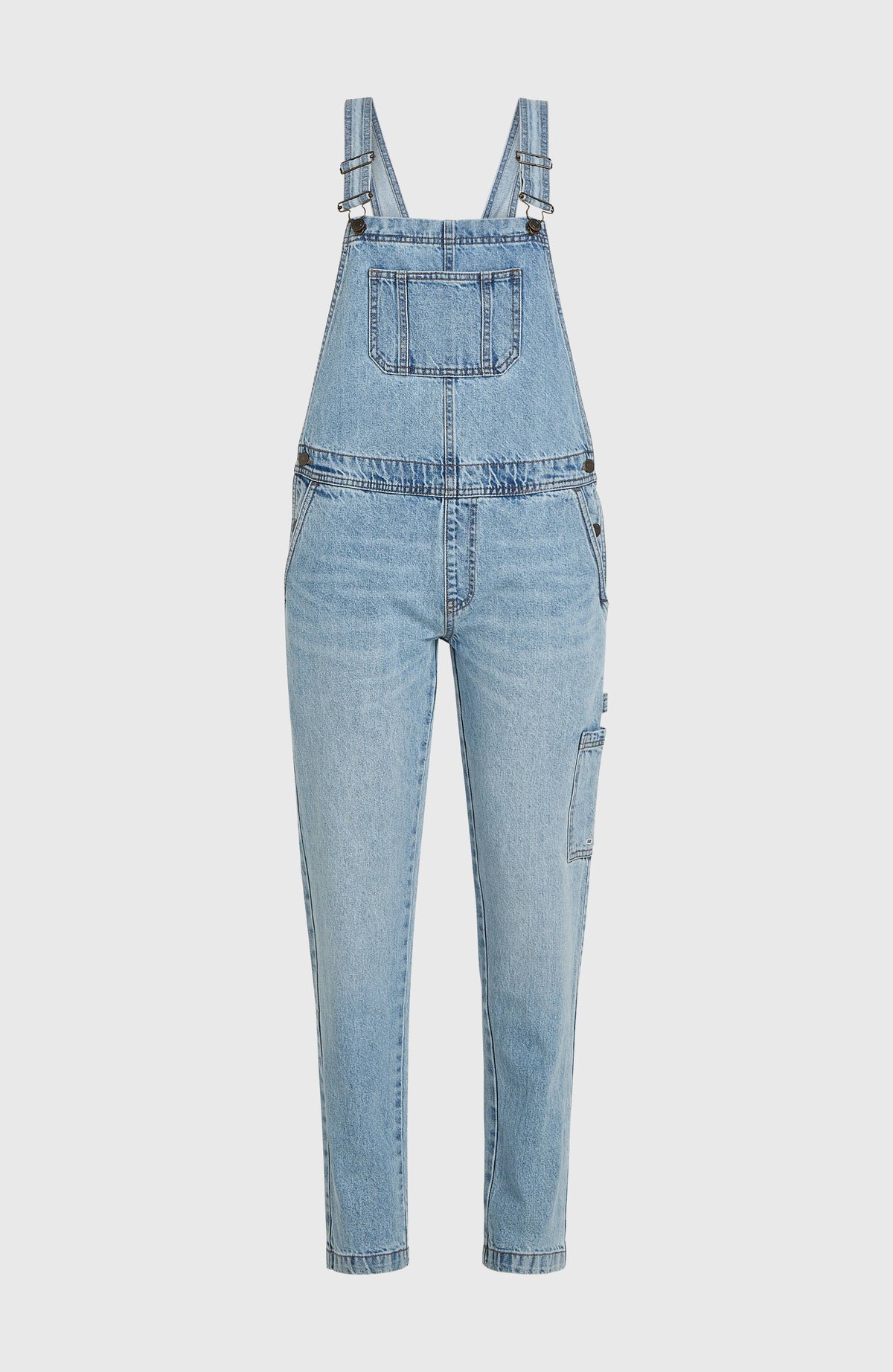 Essentials Twill Dungaree | Denim Blue