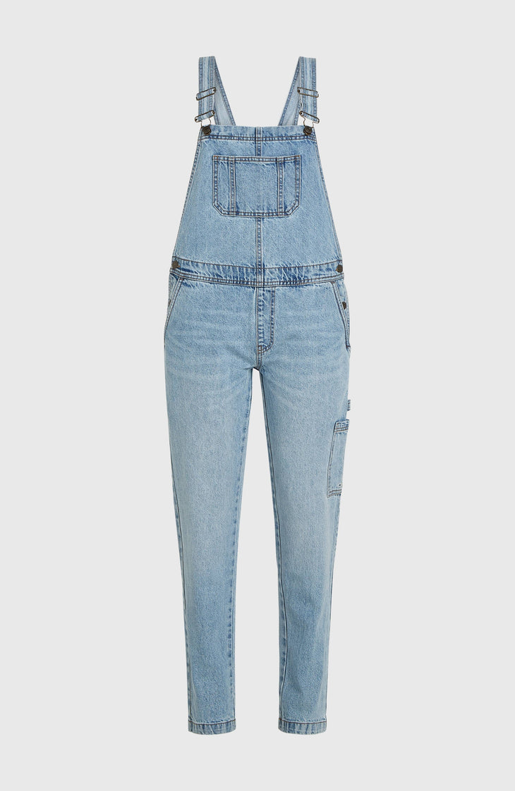 Essentials Twill Dungaree | Denim Blue