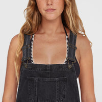 Essentials Twill Dungaree | Black Out