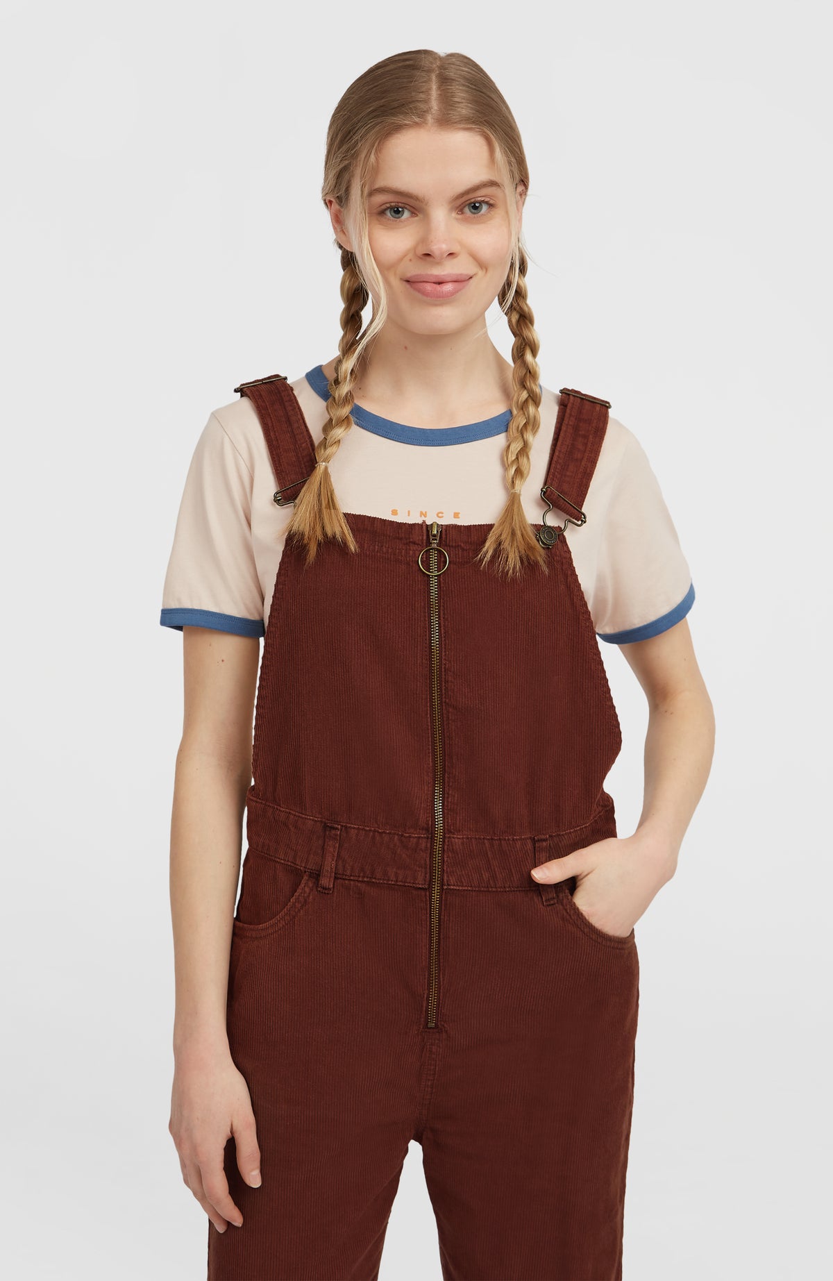 O'Riginals Cord Dungarees | Hazel Spice