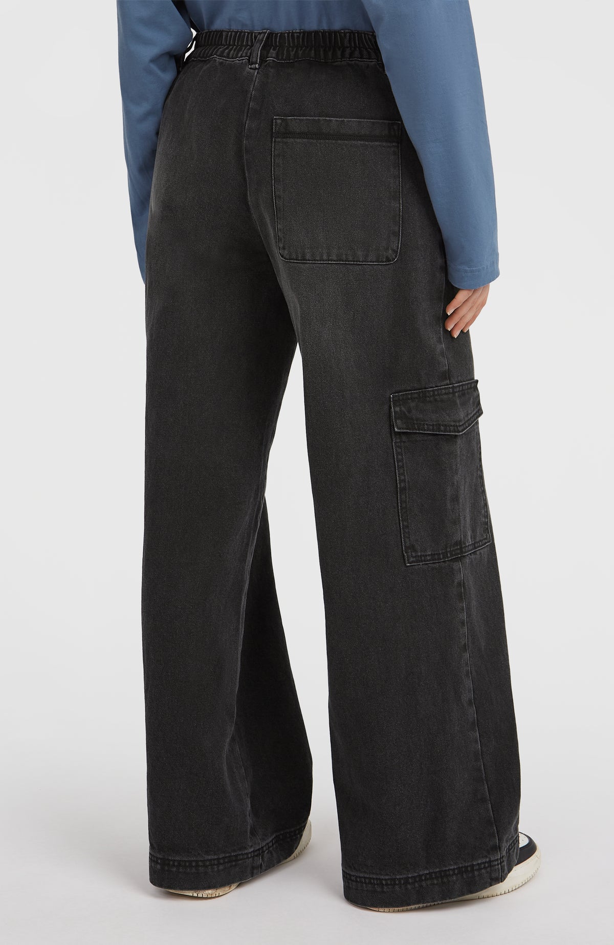 O'Riginals Denim Cargo Pants | Black Out