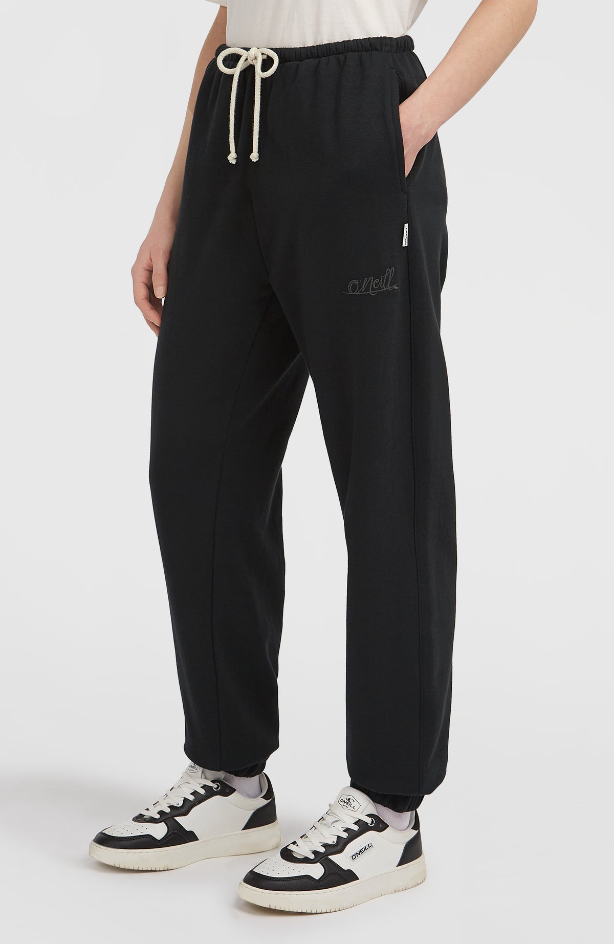 Essentials Script Sweatpants | Black Out