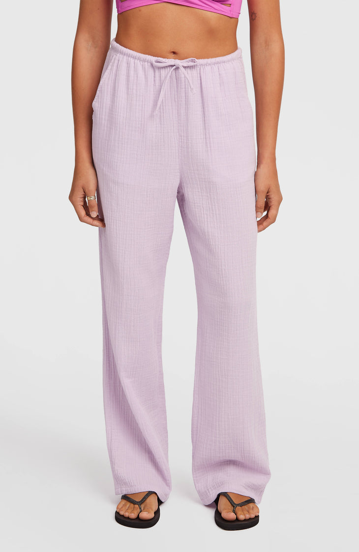 Brenda Structured Pants | Pale Lavender