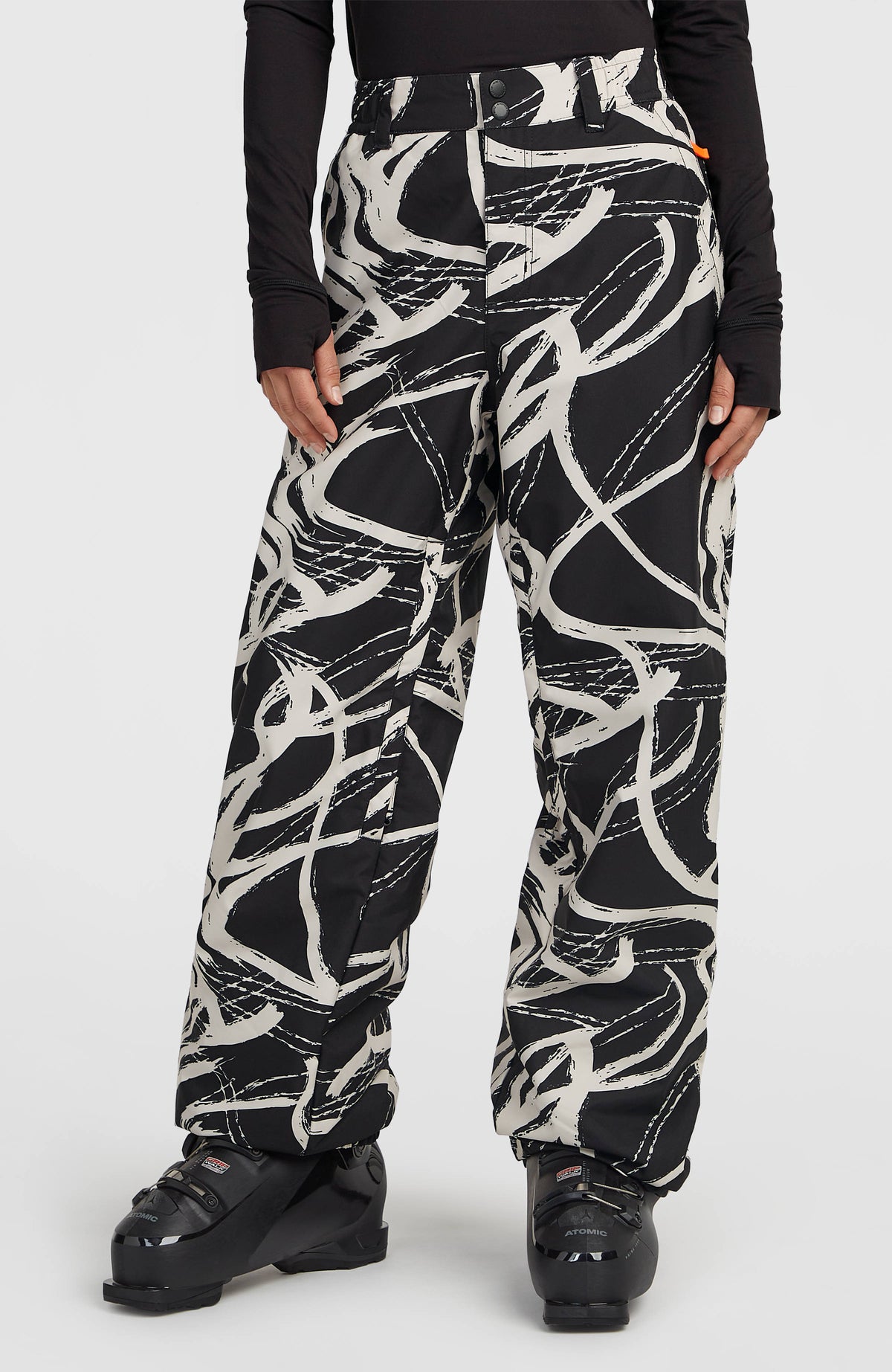 FWC Oversized Snow Pants | White Snowtracks