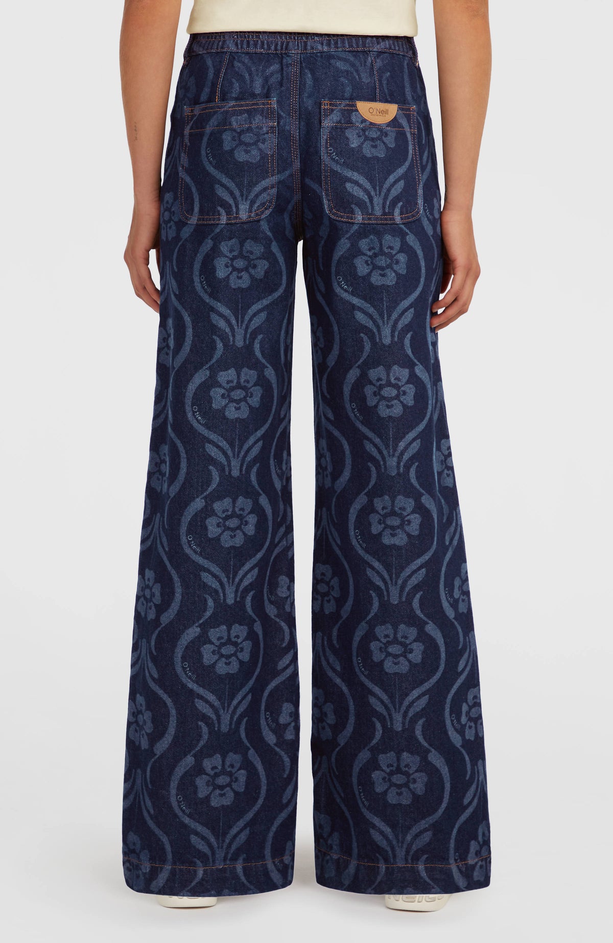 O'Riginals Denim Pants | Blue Artdeco Floral Jean